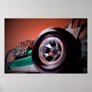 Nostalgia Dragster Poster
