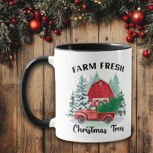 Nostalgia Farm Fresh Christmas Trees  Mug