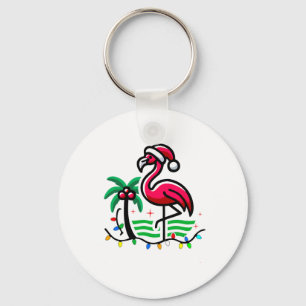 Nostalgia Holiday Tees Uni-adult Christmas Flaming Key Ring