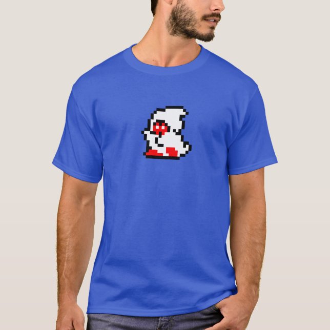 Nostalgia Pixel Ghost Tshirt (Front)