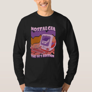 Nostalgia The 90s Edition Computer Retro 90's Vapo T-Shirt