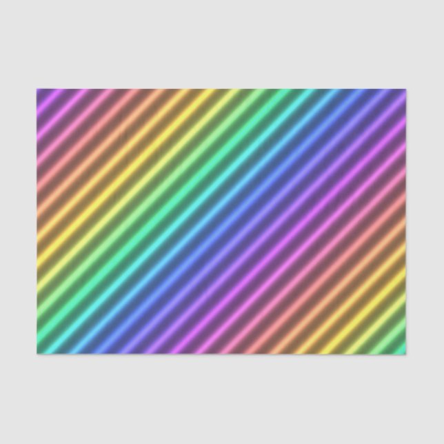 nostalgic arcade stripe :  tissue paper (Front)