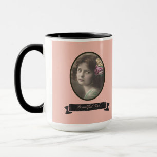 NOSTALGIC BEAUTIFUL GIRL MUG