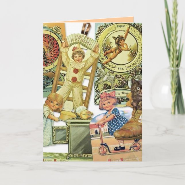 Nostalgic Birthday Card (Front)