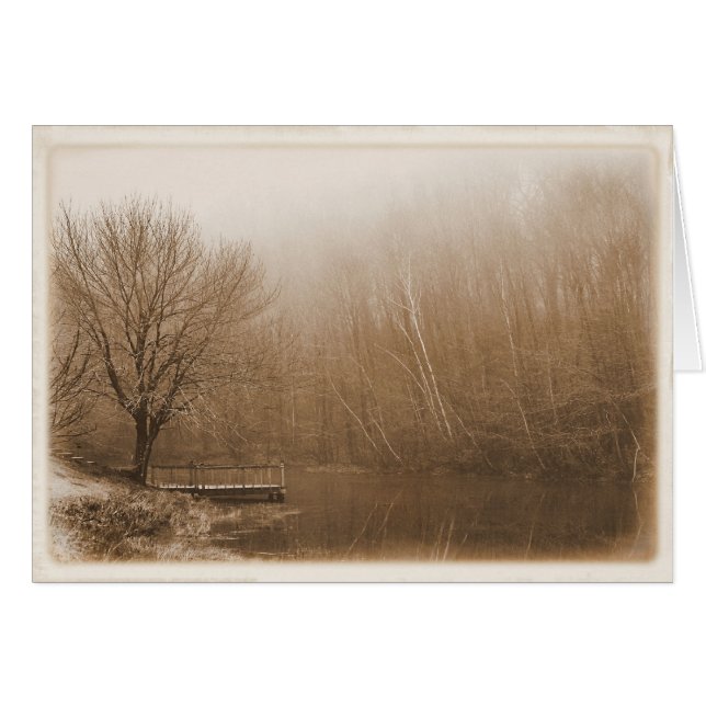 Nostalgic by the Pond - Blank (Front Horizontal)