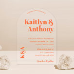 Nostalgic Charm Retro Wedding Acrylic Invitations<br><div class="desc">Celebrate in style with these very trendy 70's retro style acrylic wedding invitations. The design is easy to personalise with your special event wording and your guests will be thrilled when they receive these fabulous invites. Matching items can be found in the collection.</div>