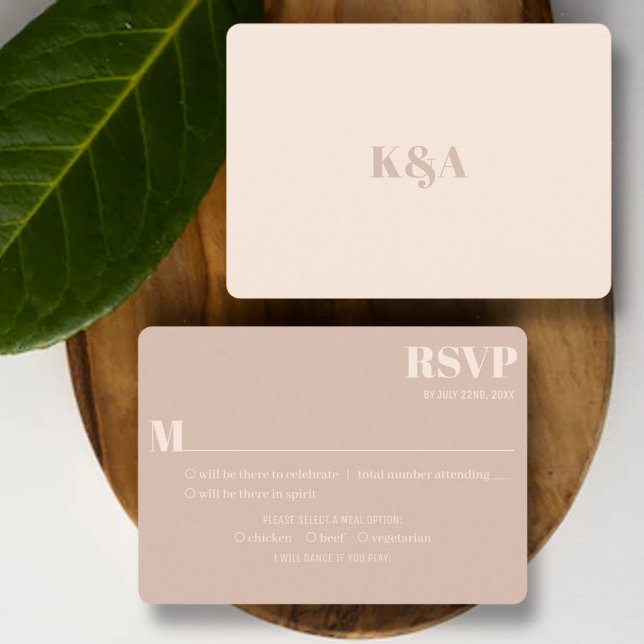 Nostalgic Charm Retro Wedding RSVP Card (Creator Uploaded)