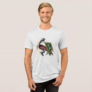 Nostalgic Charm: The Stamp Licking Tri-Blend Shirt