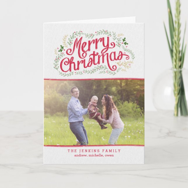 Nostalgic Christmas Photo Cards (Front)