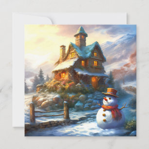 Nostalgic Christmas Snowman   Vintage Cottage