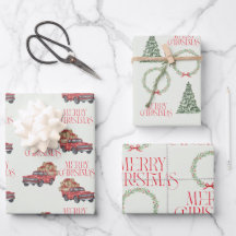 Nostalgic Christmas Wrapping Paper