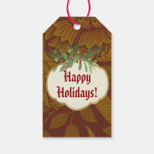 Nostalgic Classic William Morris Holiday Gift Tags