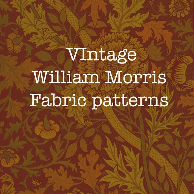 Nostalgic Classic William Morris Red Holiday  Cushion (Creator Uploaded)