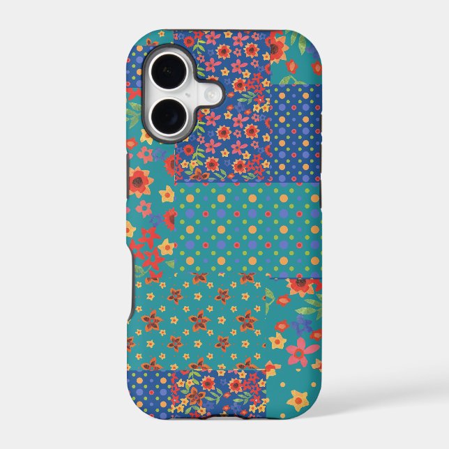 Nostalgic Faux Patchwork Pattern iPhone 5/5s Case (Back)