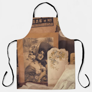 Nostalgic Glamour: Vintage Russian Portraits. Apron