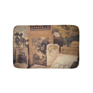 Nostalgic Glamour: Vintage Russian Portraits. Bath Mat
