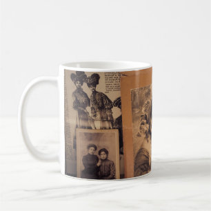Nostalgic Glamour: Vintage Russian Portraits. Coffee Mug
