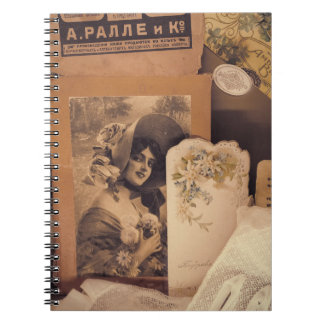 Nostalgic Glamour: Vintage Russian Portraits. Notebook