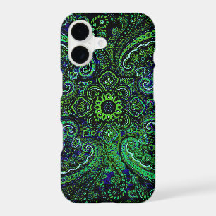 Nostalgic Green Paisley Motif
