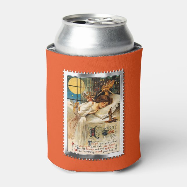 Nostalgic Halloween Slumber Goblins and Fairies Can Cooler (Can Front)