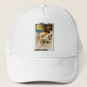 Nostalgic Halloween Slumber Goblins and Fairies Trucker Hat