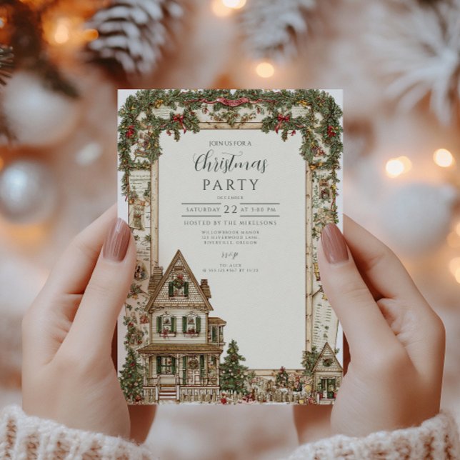 Nostalgic Holiday Home Invitation (Creator Uploaded)