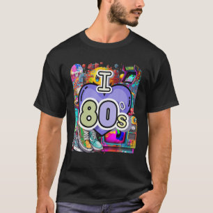 Nostalgic I Love the 80 s Retro Trip Down Memory L T-Shirt