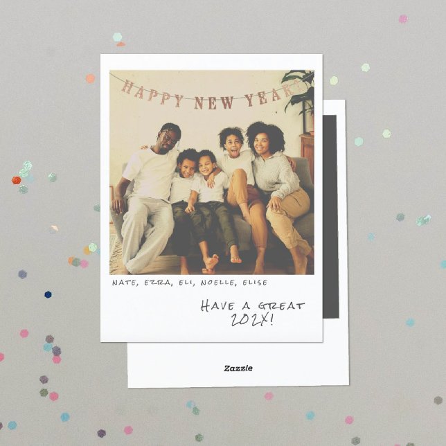 Nostalgic Instant Photo New Year Card (Creator Uploaded)