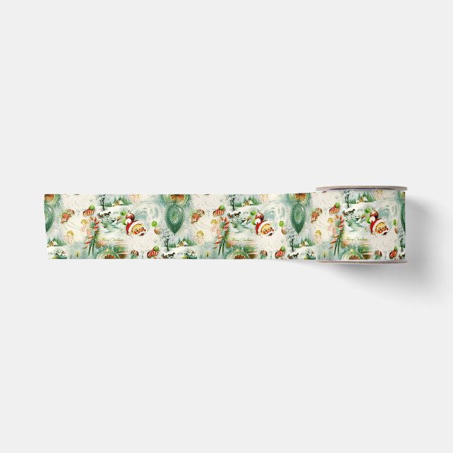 Nostalgic Kitschmas  Satin Ribbon (Front)
