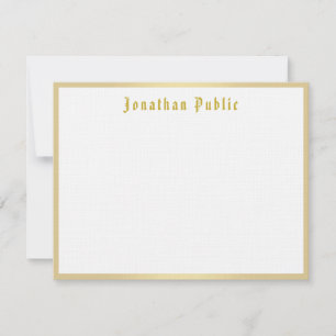Nostalgic Look Gold Calligraphy Script Template