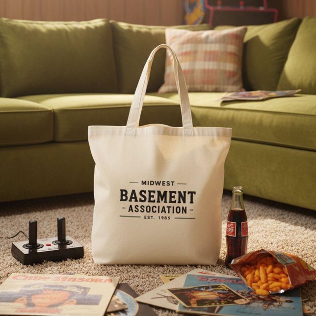 Nostalgic Midwest Retro Funny Throwback Tote Bag (Creator Uploaded)