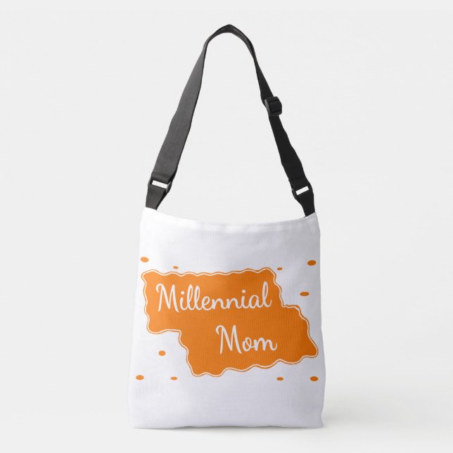 Nostalgic Millennial MaMa Crossbody Bag (Front)