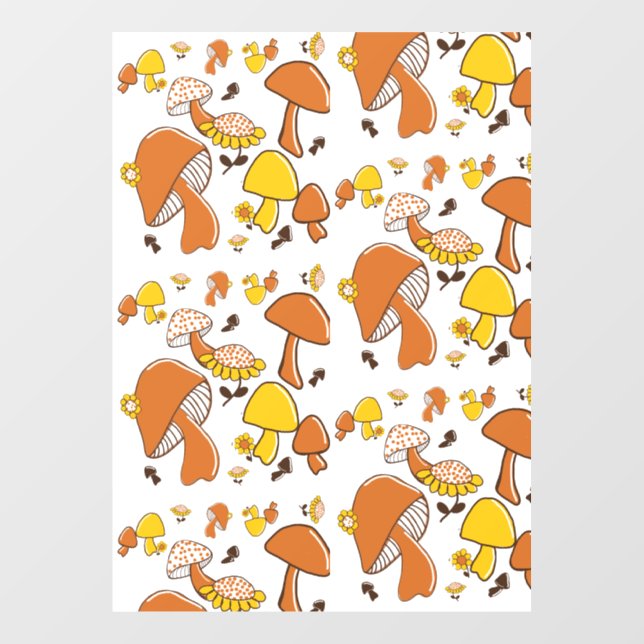 Nostalgic Mushroom Pattern (Sheet)