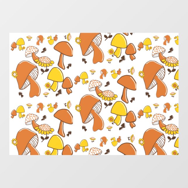 Nostalgic Mushroom Pattern (Sheet)