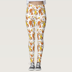 Nostalgic Mushroom Pattern Leggings