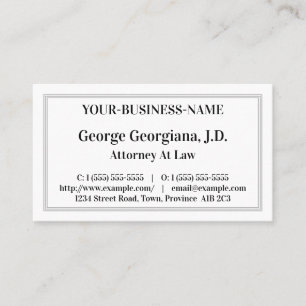 Nostalgic, Professional Business Card