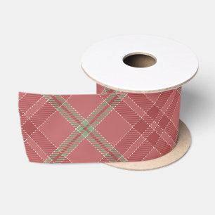 Nostalgic Red Christmas Satin Ribbon