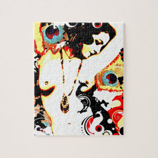 Nostalgic Seduction - Poetic Peacock Jigsaw Puzzle