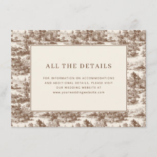 Nostalgic Sepia Vintage Landscape Enclosure Card