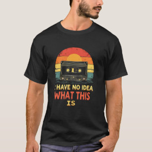 Nostalgic Tape Humour Graphic T-Shirt