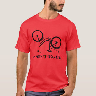 Nostalgic Upside Down Bicycle Ice Cream Truck Game T-Shirt