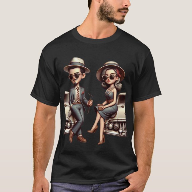 Nostalgic vibes, modern twist. T-Shirt (Front)