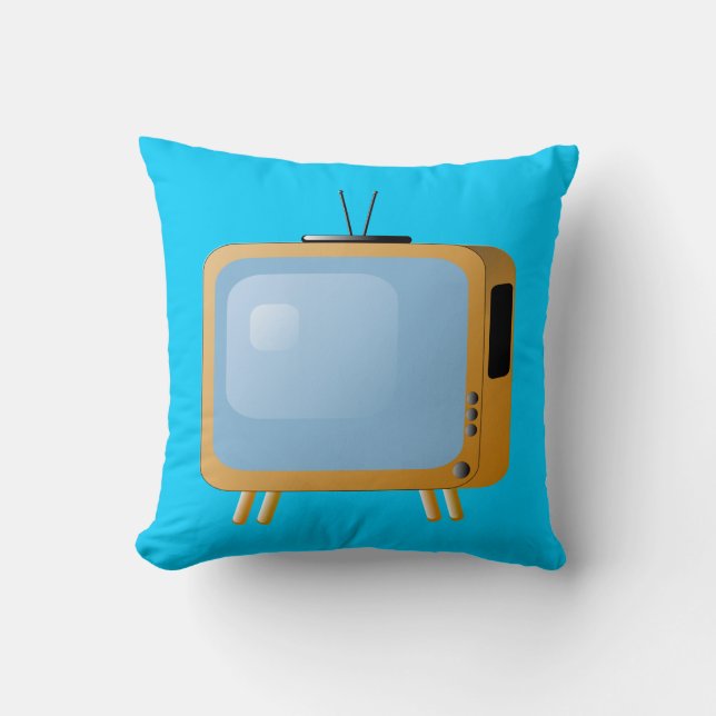 NOSTALGIC VINTAGE TV SET CUSHION (Front)