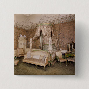 Nostell Priory, the state bedroom, 1771 15 Cm Square Badge