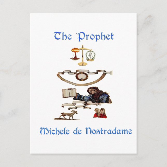 Nostradamous Products Postcard (Front)