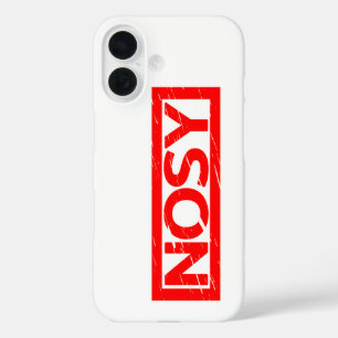Nosy Stamp iPhone 16 Case