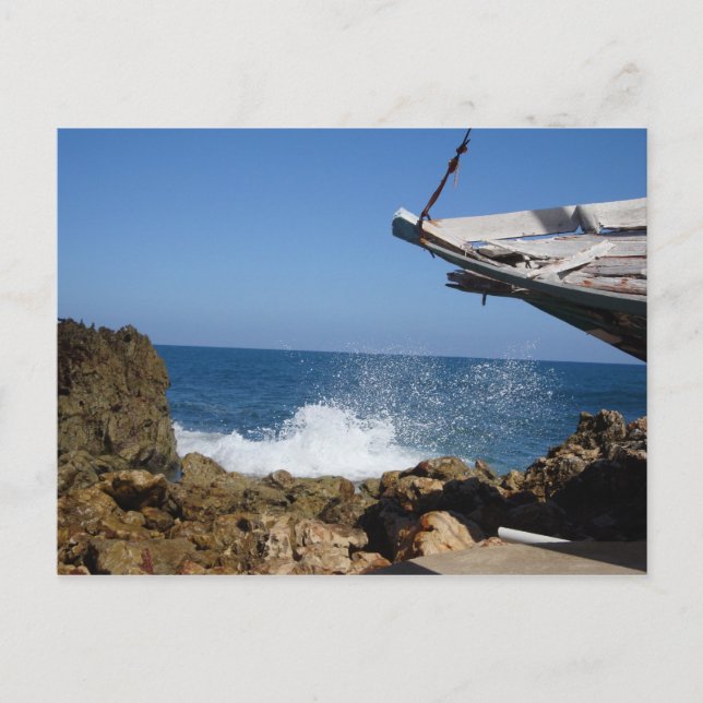 Not A Bad Place To Be Shipwrecked Postcard (Front)