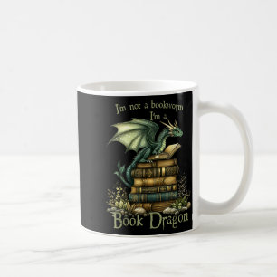 Not a bookworm funny fantasy reading book lovers coffee mug