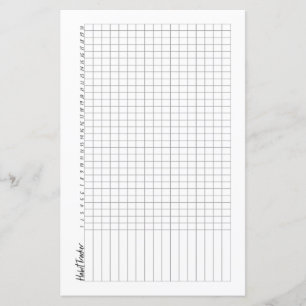 Not a Bullet Journal Half Page Habit Tracker