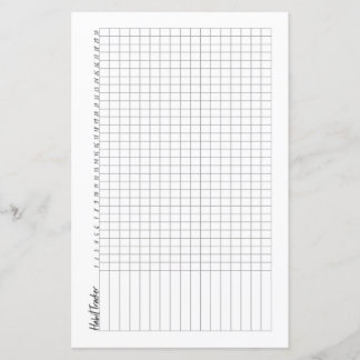 Not a Bullet Journal Half Page Habit Tracker